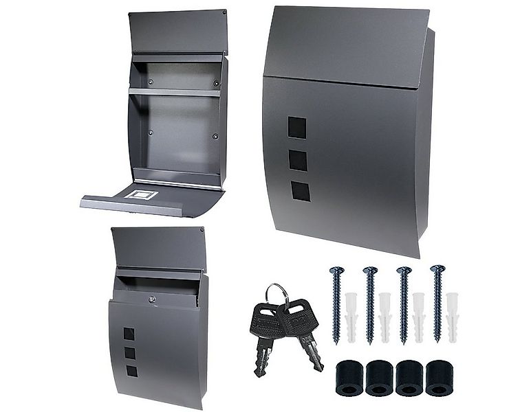 HELO24 Wandbriefkasten Briefkasten C2 günstig online kaufen