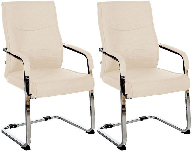CLP Besucherstuhl Hobart (2er Set), Kunstleder günstig online kaufen