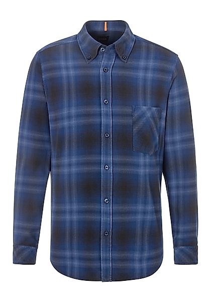 BOSS ORANGE Flanellhemd Rickert_M mit Button-down-Kragen günstig online kaufen