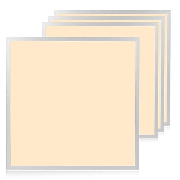 LUXULA 4er-Set LED Panel 62x62 cm 36W 3600lm 3000K Warmweiß  Büro- Deckenle günstig online kaufen