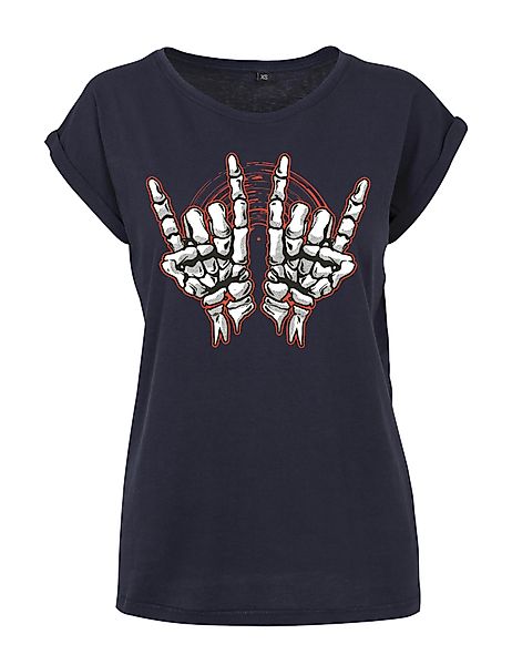 Youth Designz Print-Shirt "Skelett Hand Rock" günstig online kaufen