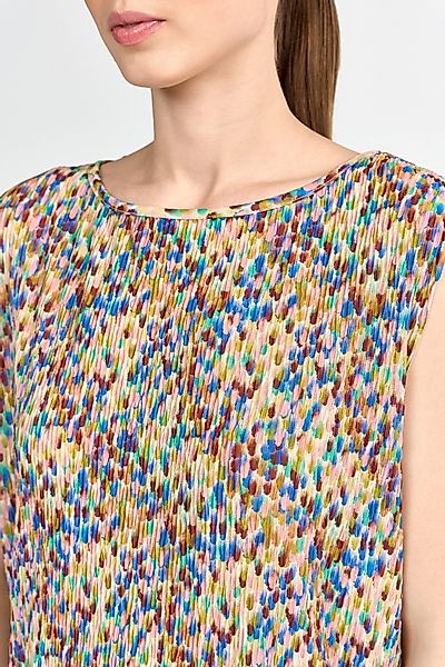 RICHROYAL Shirttop mit Rundhalsausschnitt, luftiges Crepe, günstig online kaufen