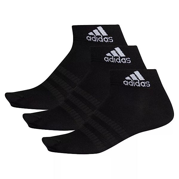 Adidas Light Ankle Socken 3 Paare EU 49-51 Black / Black / Black günstig online kaufen