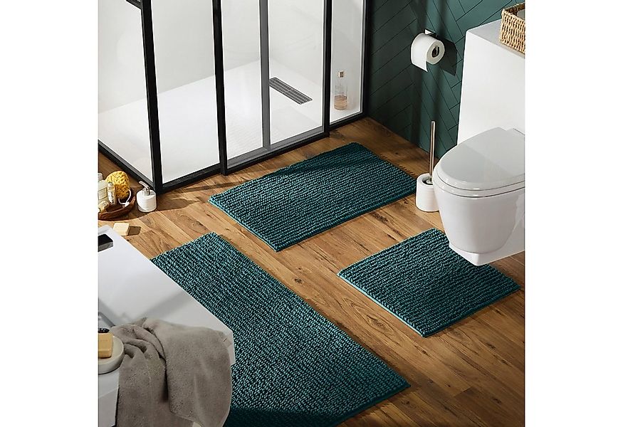 REDBEST Badematte WC-Vorlage "Arlington", Höhe 20 mm, eckig, Uni günstig online kaufen