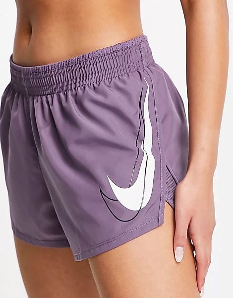Nike Running – Dri-FIT – Shorts in Lila mit Swoosh-Logo günstig online kaufen