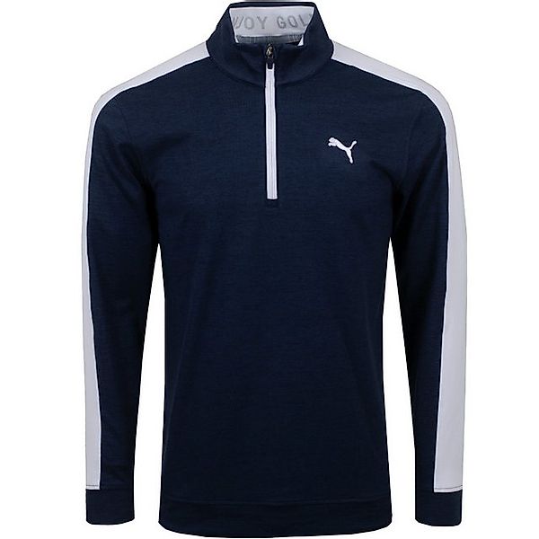 PUMA Longsweatshirt Puma Golf Layer Cloudspun T7 1/4 Zip Navy/Weiß Herren M günstig online kaufen