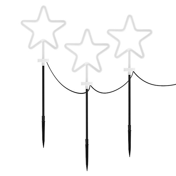 ECD Germany Weihnachtsfigur 3er Set Gartenstecker günstig online kaufen