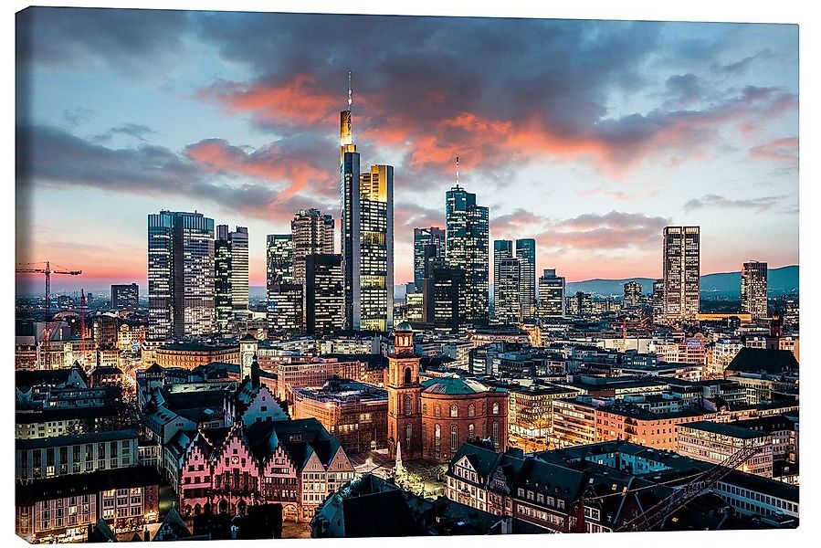 Posterlounge Wandbild Frankfurt Skyline, euregiophoto, erhältlich als Poste günstig online kaufen