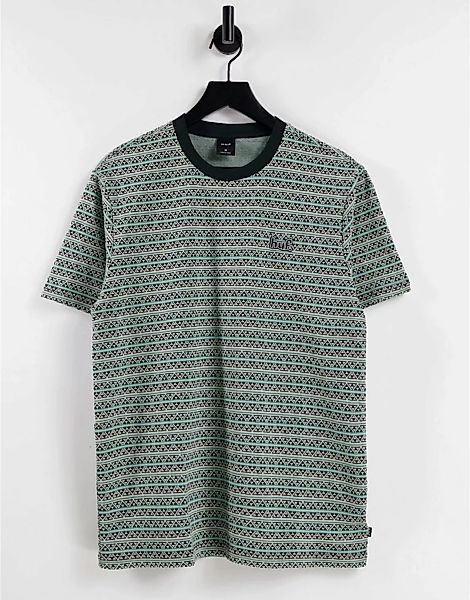 HUF – Allen – T-Shirt aus Strick in Grün günstig online kaufen