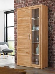 Home affaire Vitrine »Logo,190cm hoch,42 cm tief,Fronten Massivholz,10Fäche günstig online kaufen