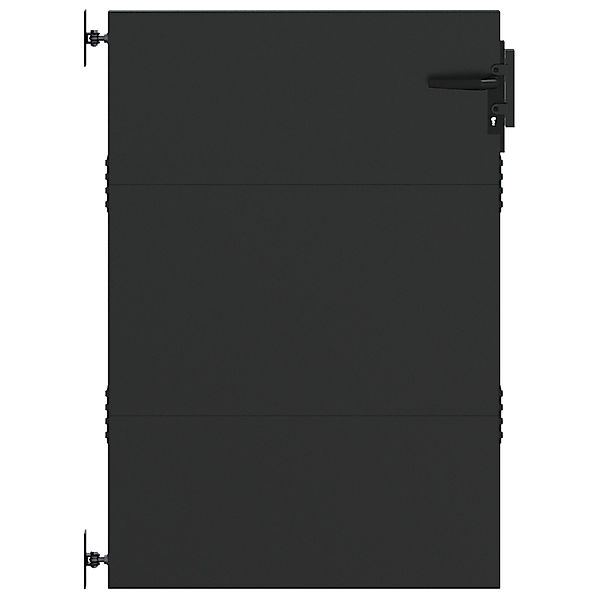vidaXL Gartentor Gartentor Schwarz 105 x günstig online kaufen