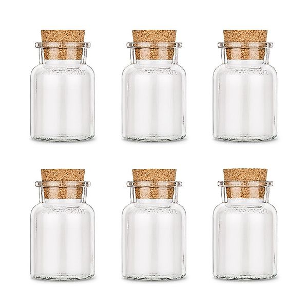 Ankerkraut Gewürzbehälter Leeres Korkenglas, klein, Glas günstig online kaufen