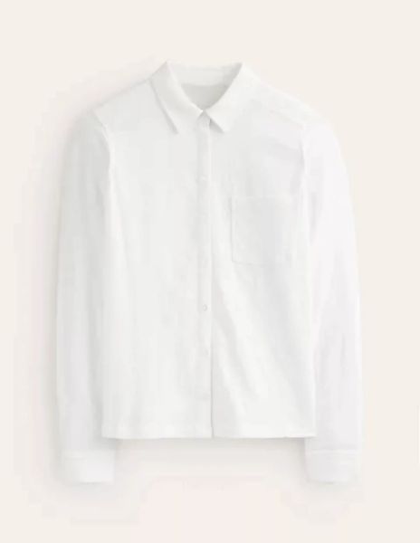 Amelia Jersey-Hemd Damen Boden, Weiß günstig online kaufen