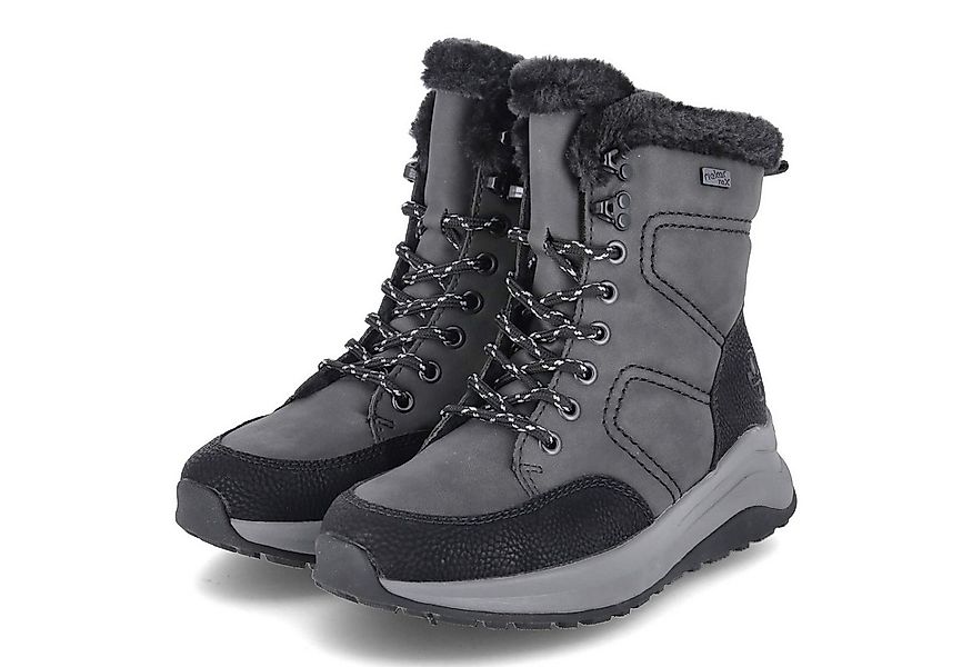 Rieker Rieker Z0922-45 Damen Kunstleder grau Winterstiefel günstig online kaufen
