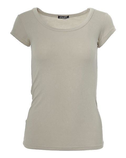 Muse T-Shirt Basic Kurzarm T-Shirt Skinny günstig online kaufen