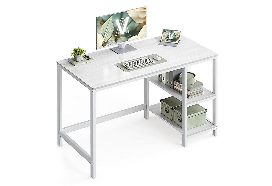 VASAGLE Schreibtisch Computertisch, Tisch, Bürotisch, 100/120/140cm, mit 2 günstig online kaufen