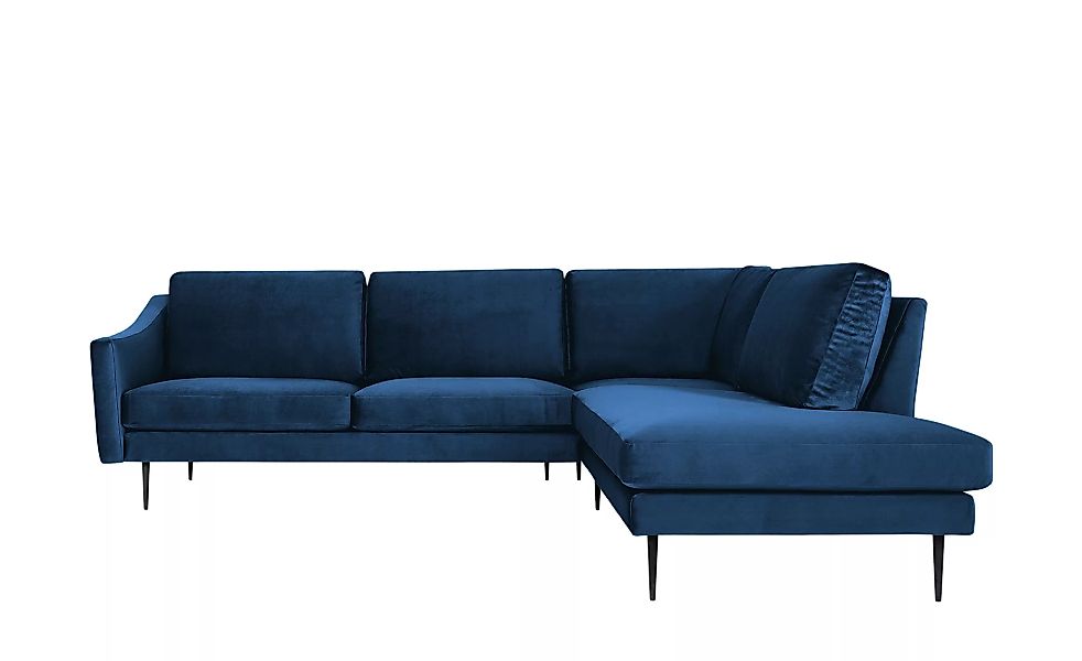 Ecksofa - blau - 270 cm - 85 cm - 166 cm - Polstermöbel > Sofas > Ecksofas günstig online kaufen