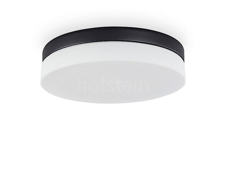 hofstein Deckenleuchte »Sospirold« aus Aluminium/Glas in Schwarz/Weiß, ohne günstig online kaufen