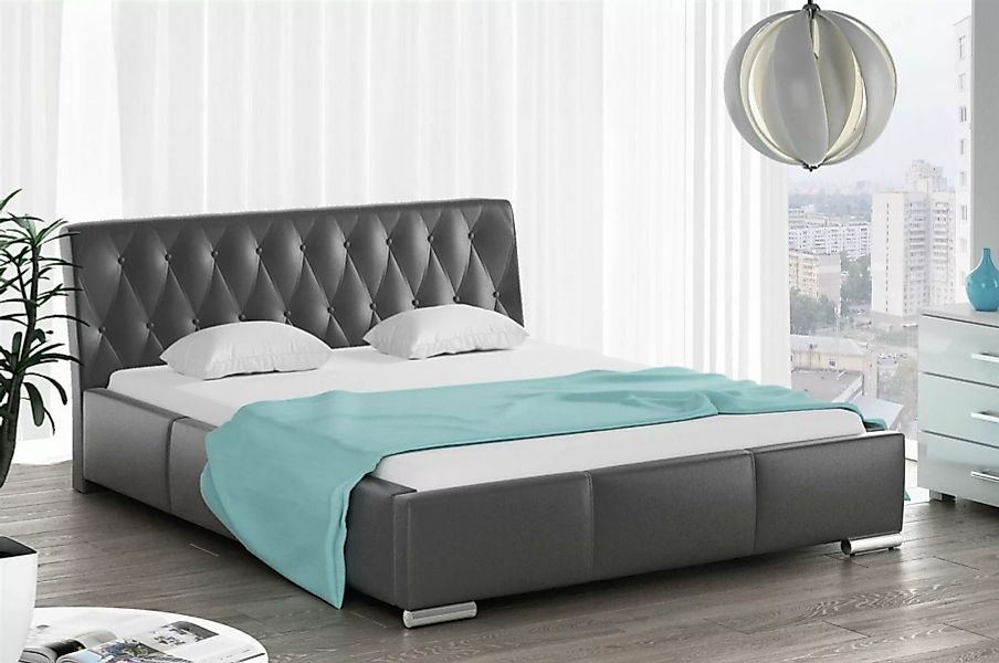 Fun Möbel Polsterbett Doppelbett THORE in Kunstleder (inkl. Bettkasten und günstig online kaufen