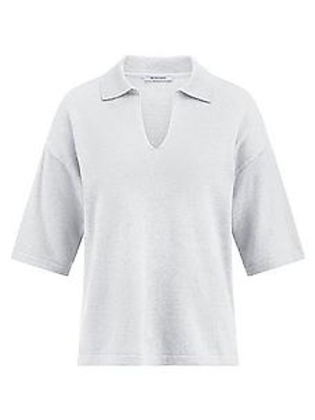 Polo-Pullover Peter Hahn weiss günstig online kaufen