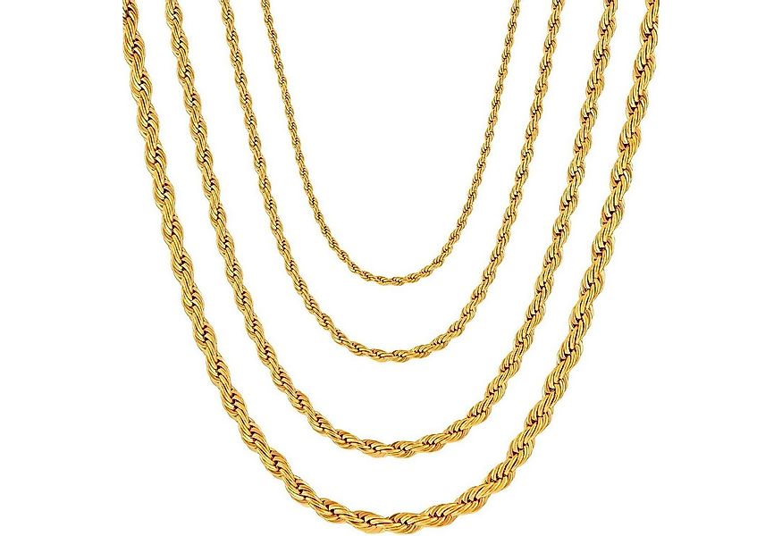 LuxusKollektion Kette und Anhänger Set Halskette Herren 80.0 Zentimeter Bre günstig online kaufen