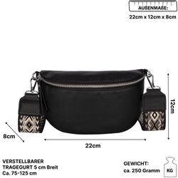 EAAKIE Gürteltasche Bauchtasche Umhängetasche Crossbody-Bag Kunstleder günstig online kaufen