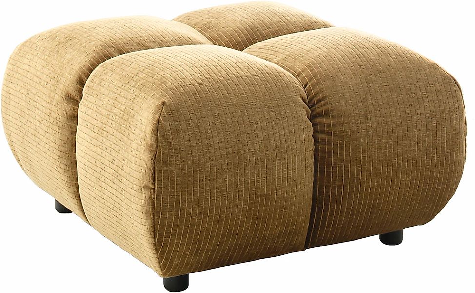 Home affaire Polsterhocker "Graceland, mit eleganter Steppung, weich gepols günstig online kaufen