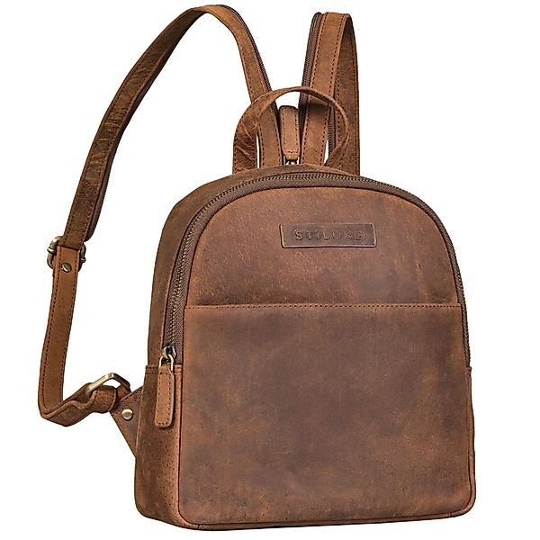 STILORD Cityrucksack "Elonora" Vintage Leder Rucksack günstig online kaufen