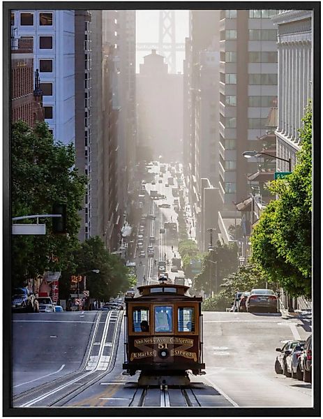 Wall-Art Poster »Cable Car San Francisco«, Städte, (1 St.) günstig online kaufen