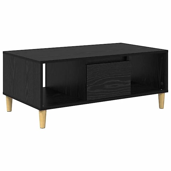 vidaXL Couchtisch Schwarz Eichen-Optik 90 x 50 x 26,5 cm Holzwerkstoff 8811 günstig online kaufen