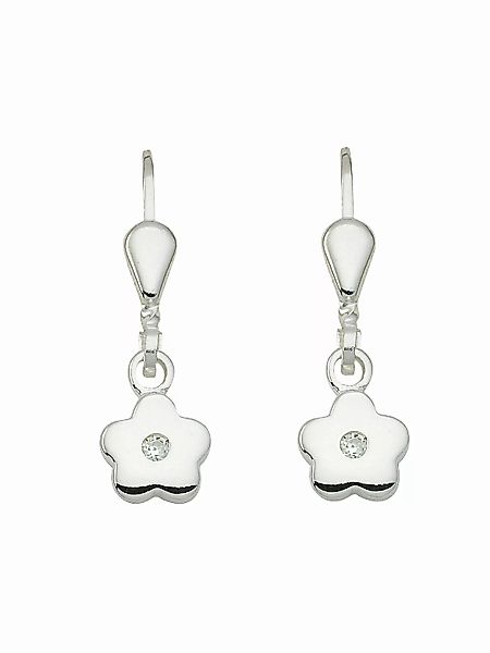 Adelia´s Paar Ohrhänger "1 Paar 925 Silber Ohrringe / Ohrhänger Blüte mit Z günstig online kaufen