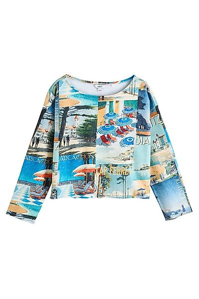 Next Sweater Lässiges Sweatshirt mit Print (1-tlg) günstig online kaufen