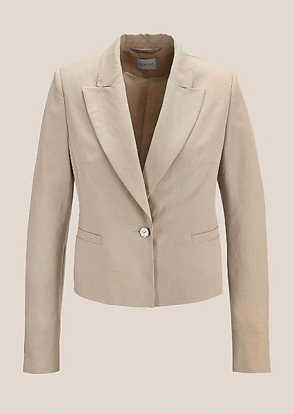 MADELEINE Jackenblazer "Blazer Kurzblazer mit Leinen" günstig online kaufen