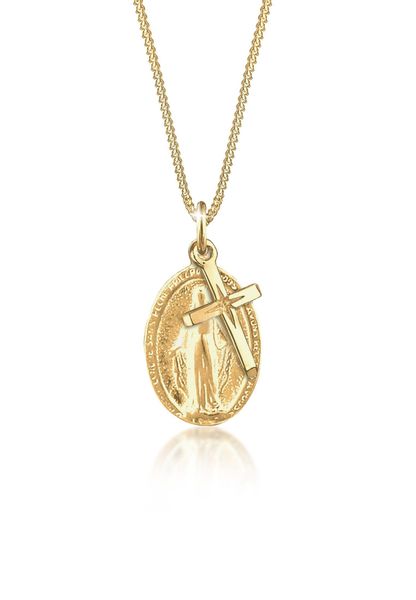 Elli Kette mit Anhänger Kreuz Marienbild günstig online kaufen