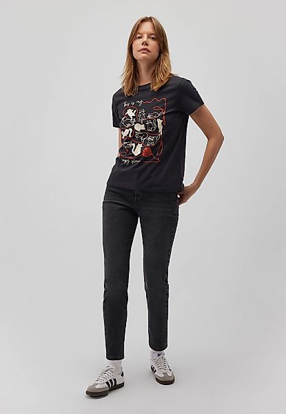Mavi T-Shirt "CAT WOOL T-SHIRT", Print T-Shirt günstig online kaufen