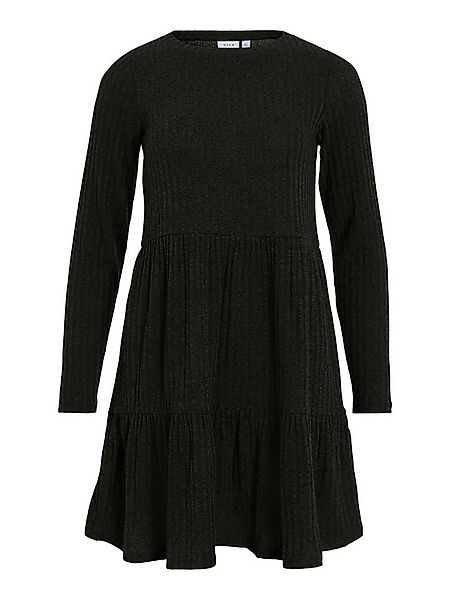 Vila Shirtkleid Geripptes Minikleid mit langen Ärmeln (mini) VIELITA L/S SH günstig online kaufen