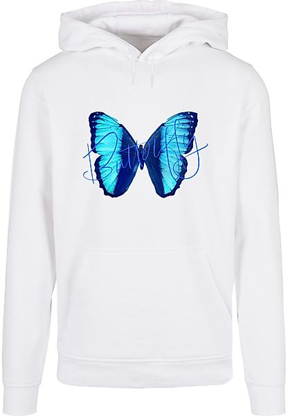 Merchcode Kapuzensweatshirt "Merchcode Herren Butterfly Blue Basic Hoody", günstig online kaufen