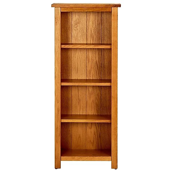 Bücherregal 4 Fecher 45x22x110 Cm Massivholz Eiche günstig online kaufen