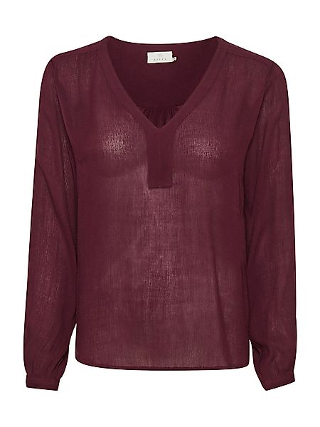 KAFFE Langarmbluse Amber (1-tlg) Drapiert/gerafft günstig online kaufen