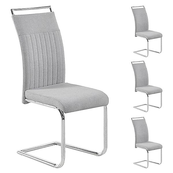 CARO-Möbel Esszimmerstuhl ERICA (4 St), Esszimmerstuhl günstig online kaufen