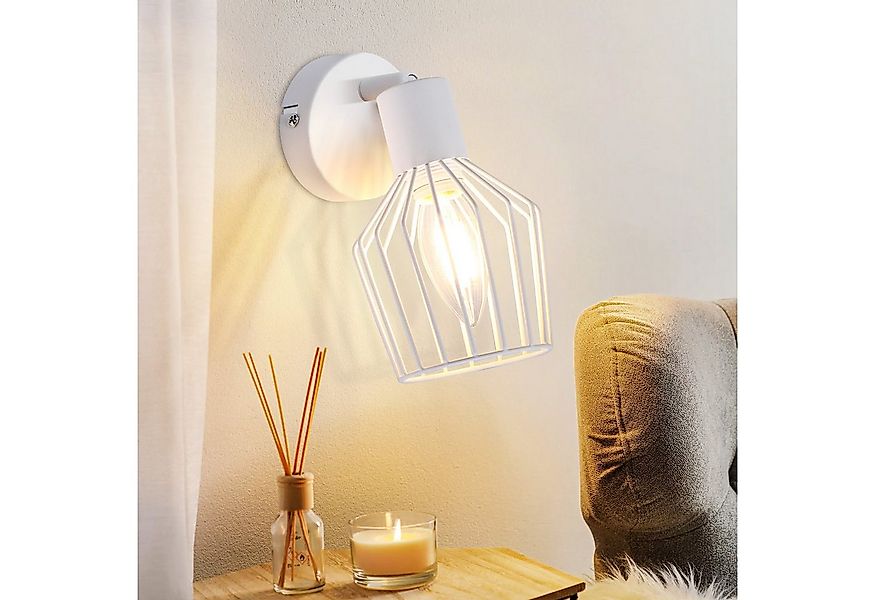 ZMH Deckenleuchte Wohnzimmer Vintage 1 Flammig E14 Deckenstrahler Schlafzim günstig online kaufen