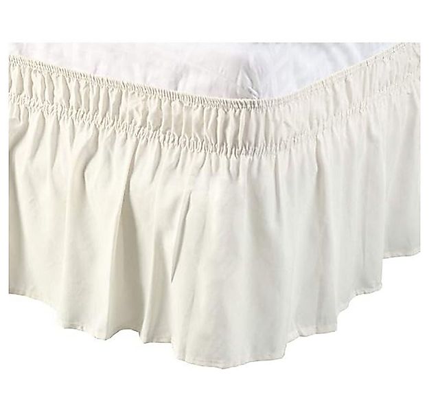 FELIXLEO Bettwäsche Bettwäsche Bettrock,elastisch Rüscheneinfache 78*80+15i günstig online kaufen