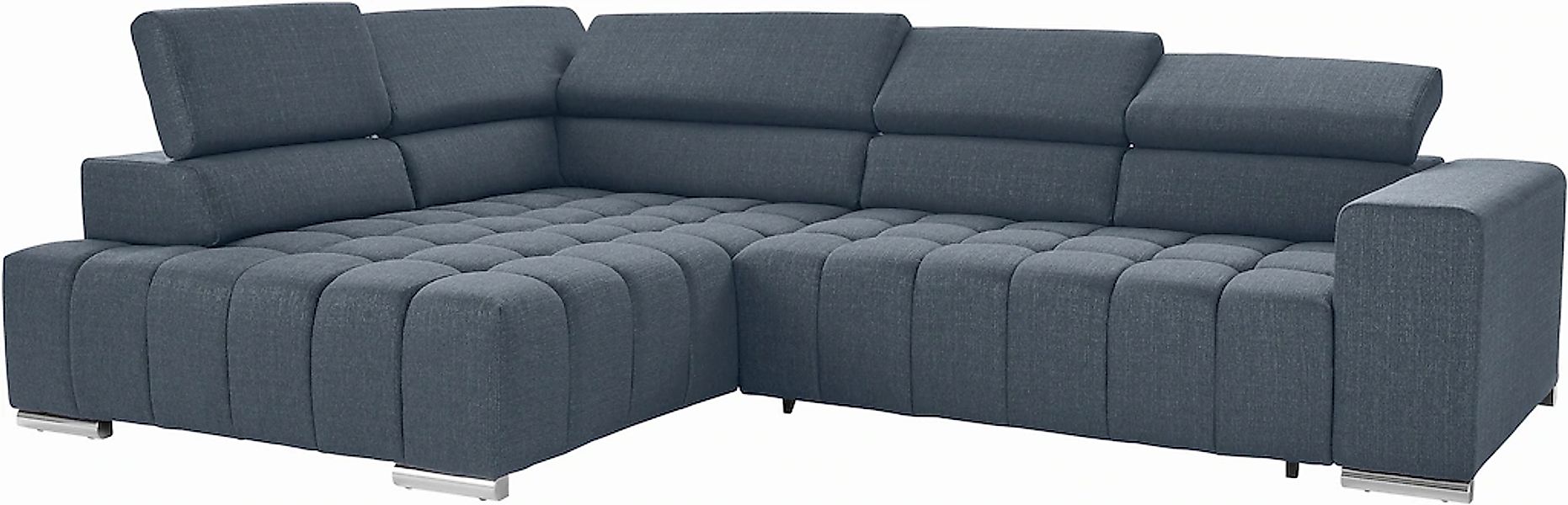 exxpo - sofa fashion Ecksofa "Elias, aktuelle Kreuzsteppung im Sitz, bequem günstig online kaufen