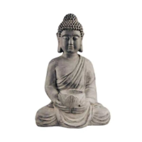 BUDDHA Statue mit Kerzenteller Höhe 46cm günstig online kaufen