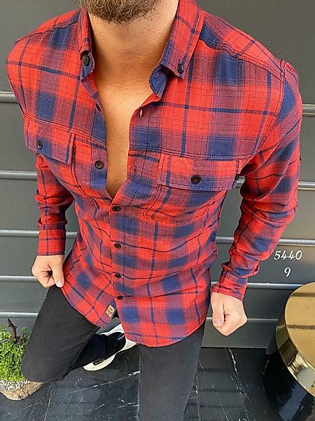 Megaman Jeans Flanellhemd Megaman Herren Hemd günstig online kaufen