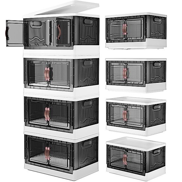 POPOLIC Aufbewahrungsbox 3/4 Etagen Faltbare Aufbewahrungsbox günstig online kaufen