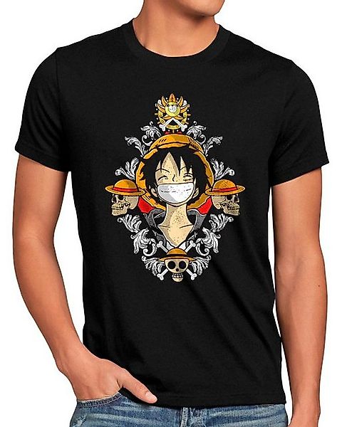 style3 T-Shirt Captain Luffy one piece japan anime luffy manga ruffy günstig online kaufen