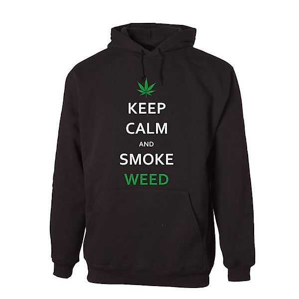 G-graphics Hoodie Keep calm and smoke Weed Unisex mit trendigem Frontprint günstig online kaufen