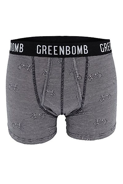 GreenBomb Boxer Trunk Bike Geo Motiv Fahrrad GOTS-zertifizierte Herstellung günstig online kaufen