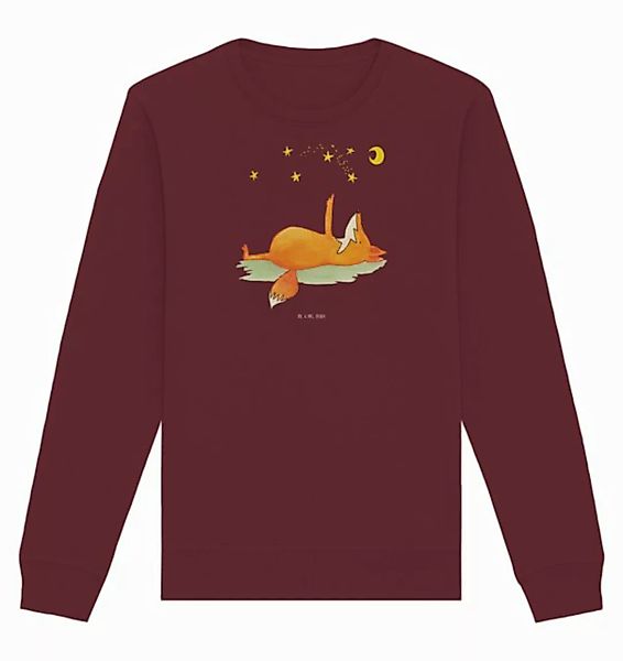 Mr. & Mrs. Panda Longpullover Größe M Fuchs Sterne - Burgundy - Geschenk, U günstig online kaufen